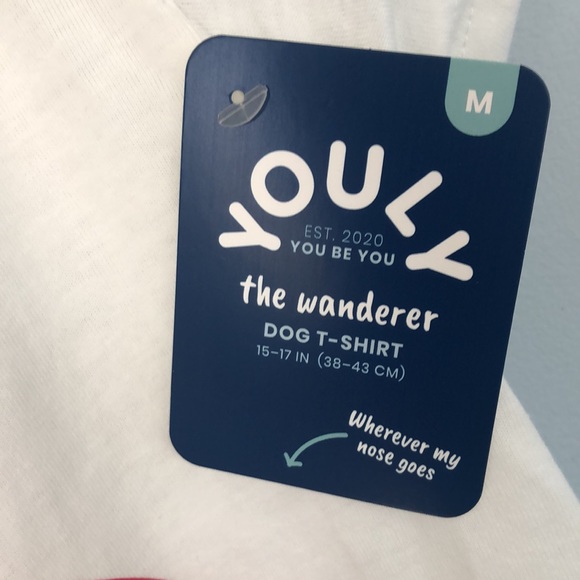 NWT Youly “Pawsitive” Vibes dog t-shirt!🌈🐶 - Picture 5 of 7